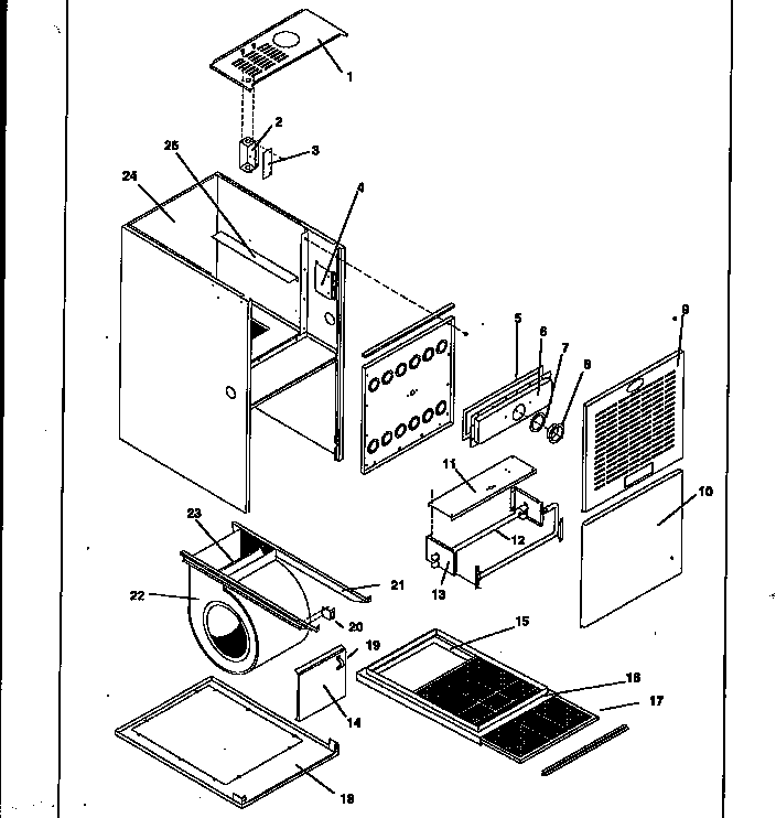 ICP NTC5100BHB2 non-functional replacement parts diagram