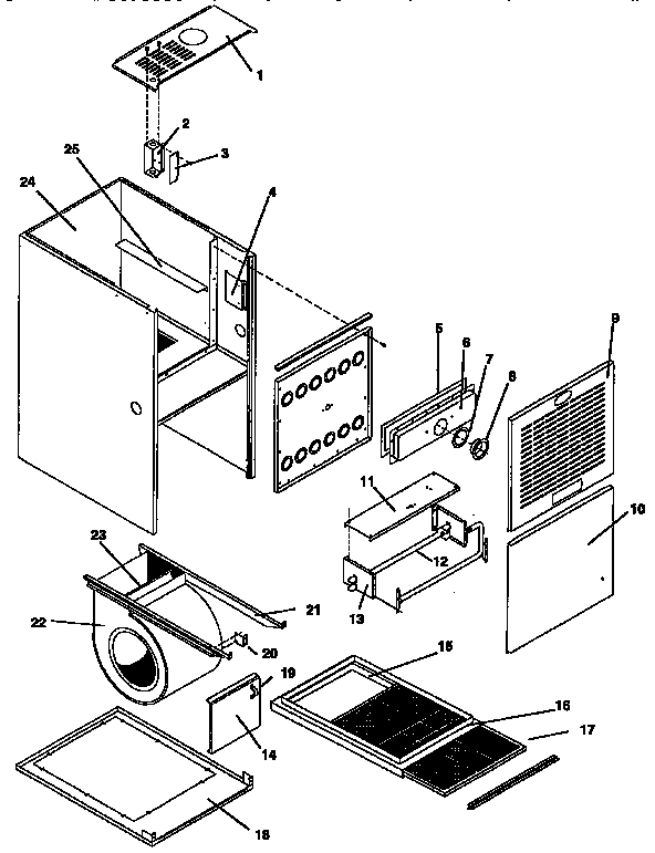 ICP NTC5050BHB2 non-functional replacement parts diagram