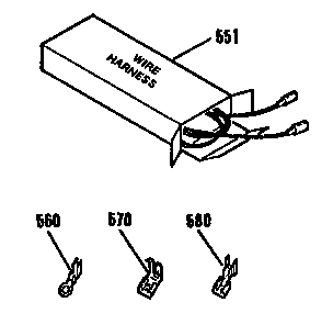 Kenmore 9119504190 wire harnesses and components diagram