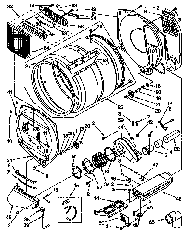 Kenmore 11096593410 bulkhead parts diagram