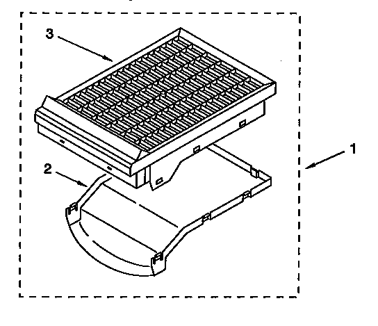 Kenmore 11096593410 dry rack parts diagram