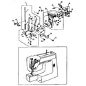 Kenmore 38512612090 presser bar assembly diagram