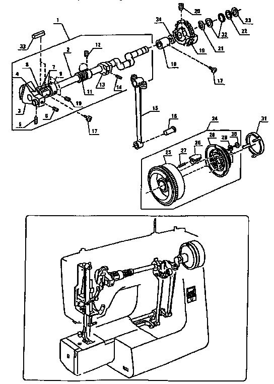 Kenmore 38512612090 geared cam assembly diagram