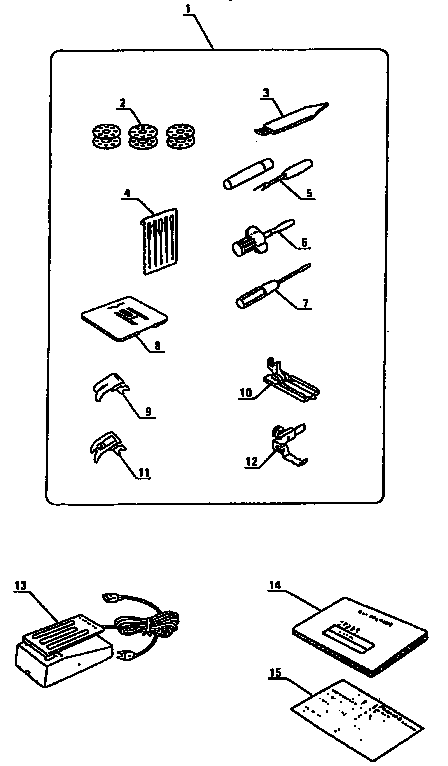 Kenmore 38512612090 attachment parts diagram