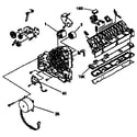 Hewlett Packard HP LASERJET 4-C2001A / C2021A pickup motor drive diagram