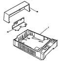 Hewlett Packard HP LASERJET 4-C2001A / C2021A lower cassette assembly diagram