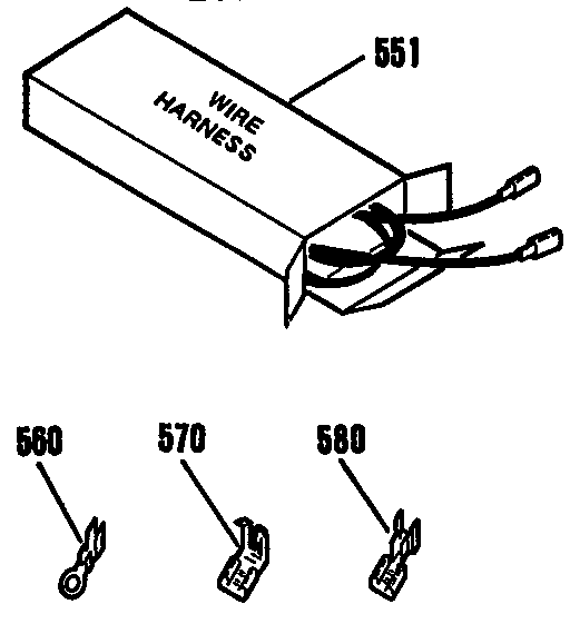 Kenmore 9114554590 wire harness diagram