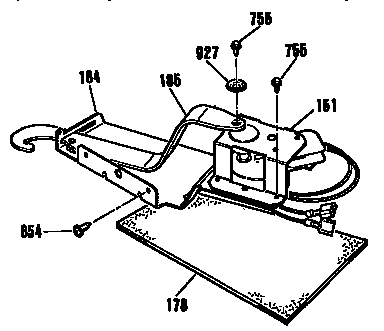 Kenmore 9114554590 door lock section diagram