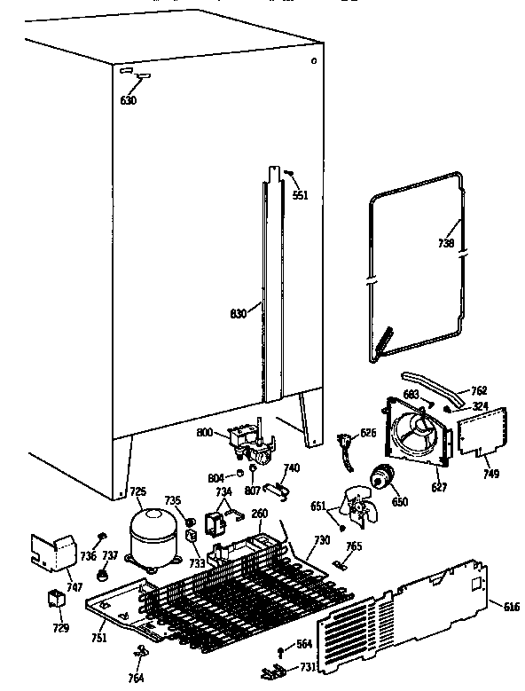 Kenmore 3639537753 unit parts diagram