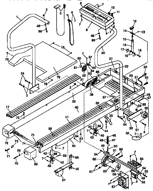 Proform PF940031 unit parts diagram