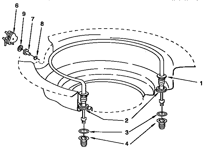 Kenmore 665KUDS23HBAL0 heater parts diagram