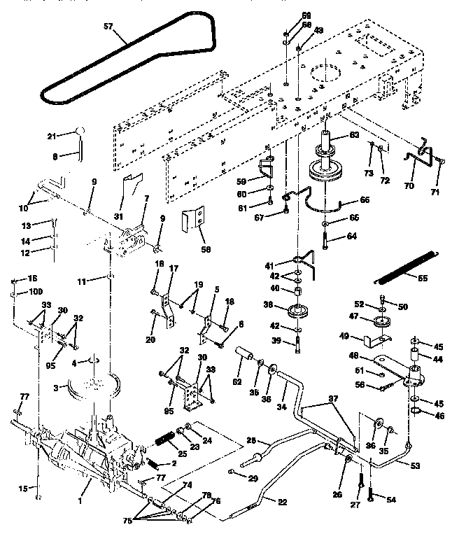 Craftsman 917257561 drive diagram