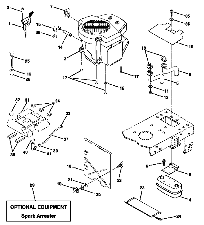 Craftsman 917257561 engine diagram