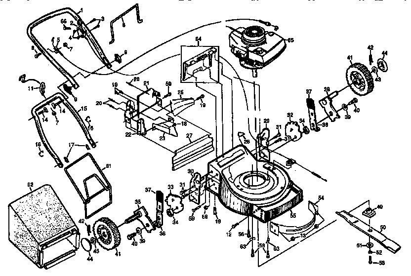 Craftsman 917372780 main frame diagram