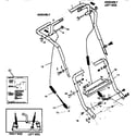 Craftsman 536886540 handle assembly repair parts diagram