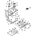 Kenmore 9114654590 main top section diagram
