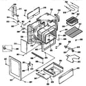 Kenmore 3639324590 body section diagram
