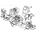 Craftsman 536886330 frame components repair parts diagram