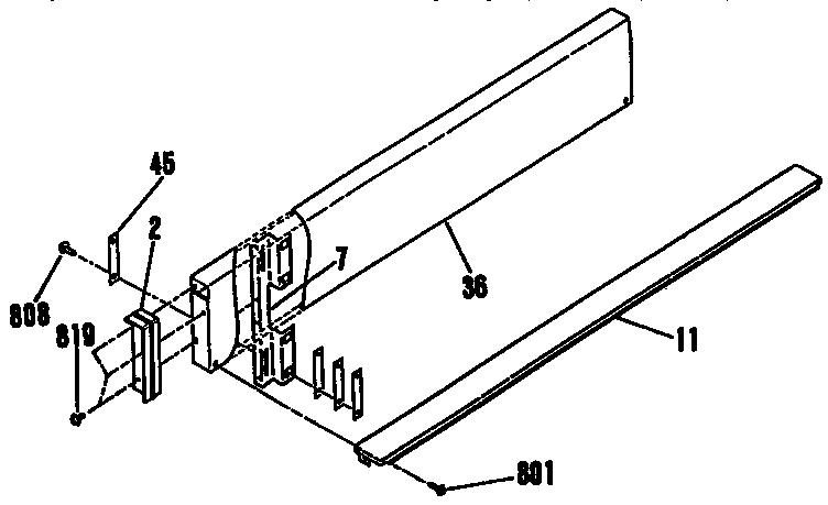 Kenmore 9114674990 optional backsplash diagram