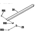 Kenmore 9114674590 optional rear main top filler diagram