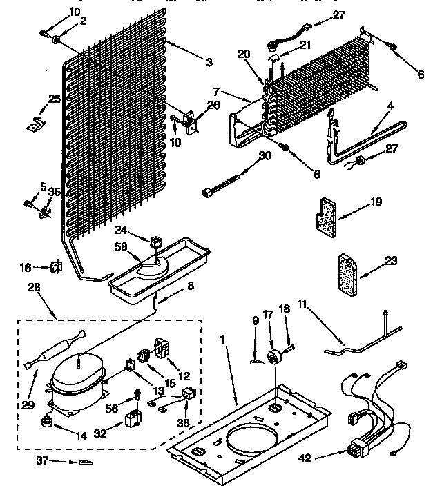 Kenmore 1069344790 unit parts diagram