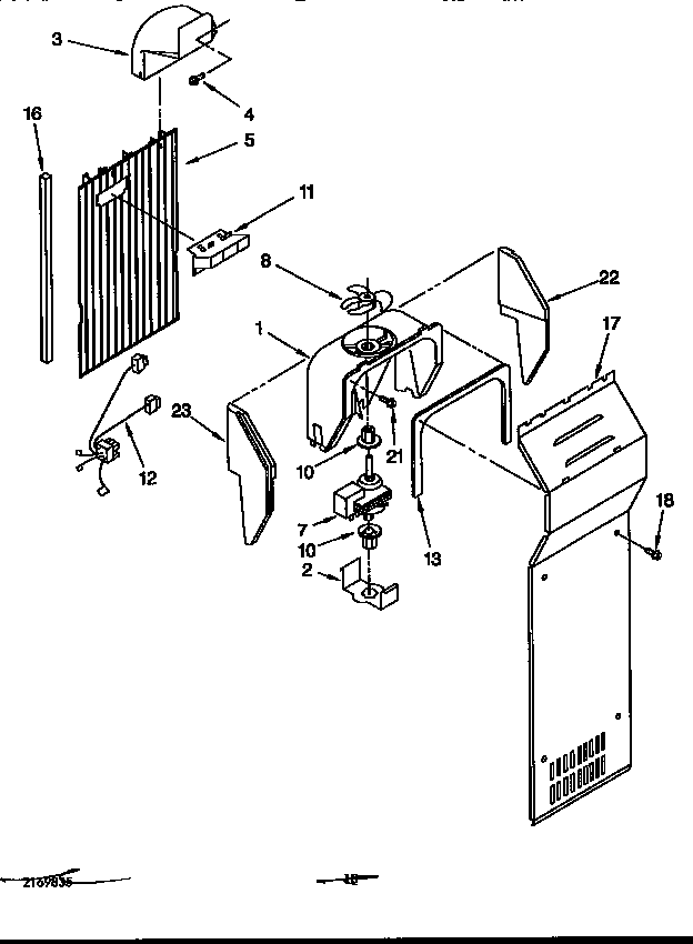 Kenmore 1069547611 air flow diagram
