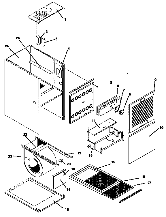 ICP NUH5125BHB2 non-functional diagram