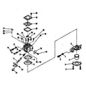 McCulloch PROMAC 2500 A/V 12-400064-04 carburator assembly diagram