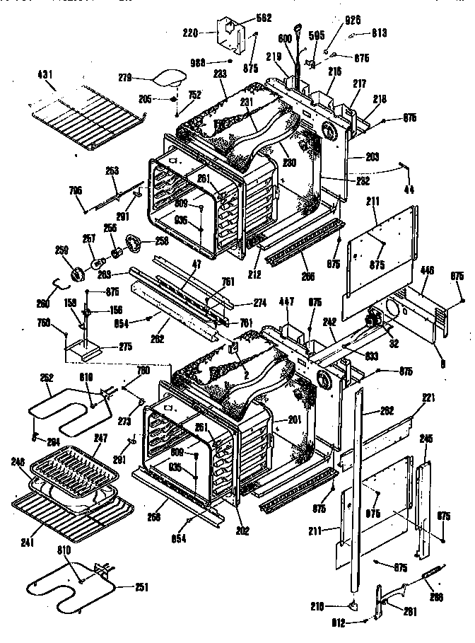 Kenmore 9114803591 body section diagram