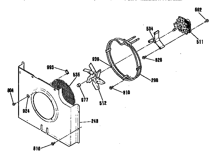 Kenmore 9114803591 fan section diagram