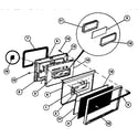 Kenmore 7917859094 oven door diagram