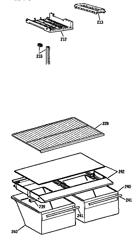 Kenmore 3639684283 shelf diagram