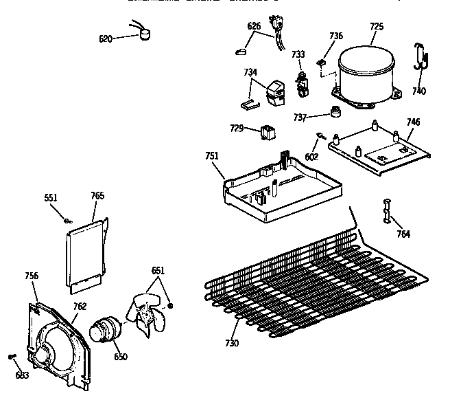 Kenmore 3639684283 unit diagram