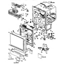 Kenmore 3631554994 cabinet and door diagram