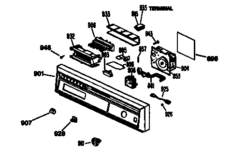 Kenmore 3631554994 escutcheon assembly diagram