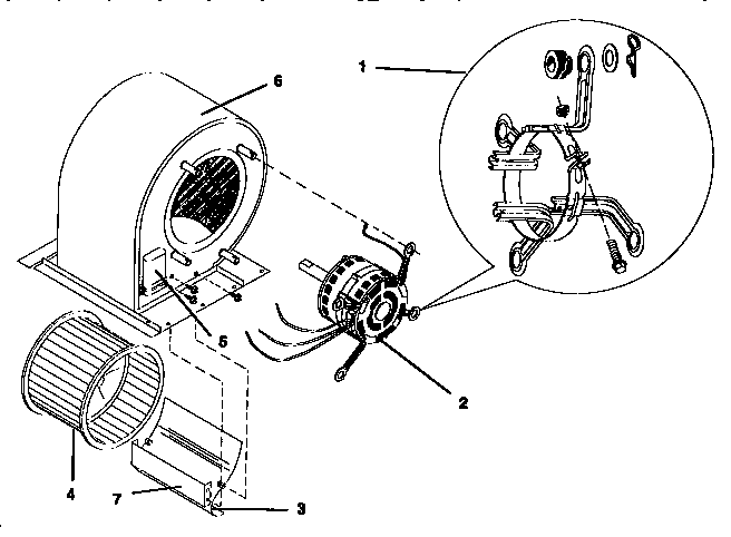 ICP NPHA048N1HA blower parts diagram