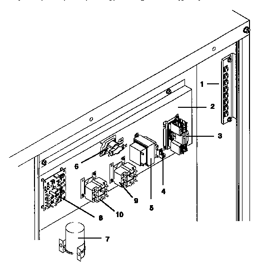 ICP NPHA048N1HA control plate diagram