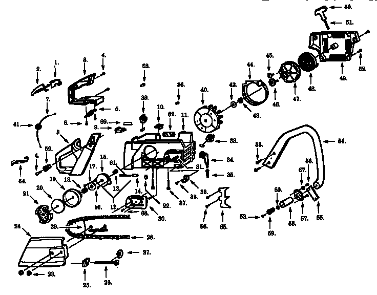 Craftsman 358356241 main frame diagram