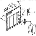 Kenmore 6651684990 inner door parts diagram