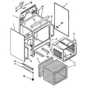 Kenmore 664KERH507YWH0 oven chassis diagram