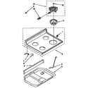 Kenmore 664RF3020XYW2 cooktop diagram