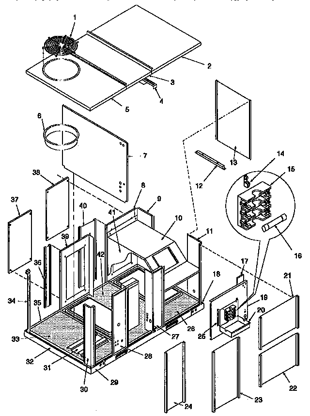 ICP RYMA10N001A replacement parts diagram