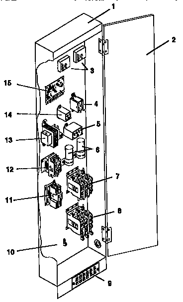 ICP RYMA10N001A functional replacement parts diagram