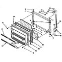 Whirlpool ET22PKXAN00 freezer door diagram