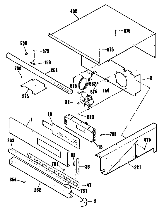Kenmore 9114703992 control panel diagram