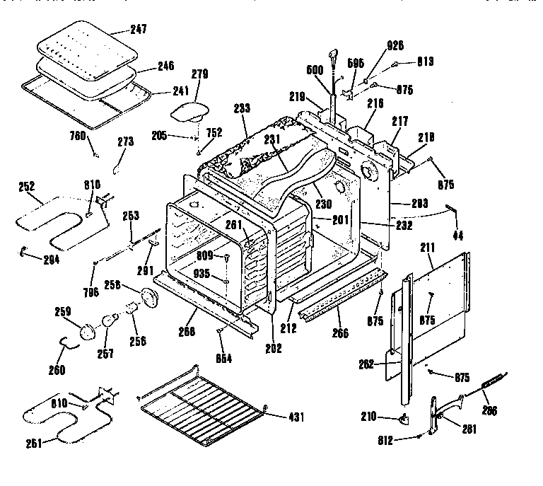 Kenmore 9114703992 oven diagram