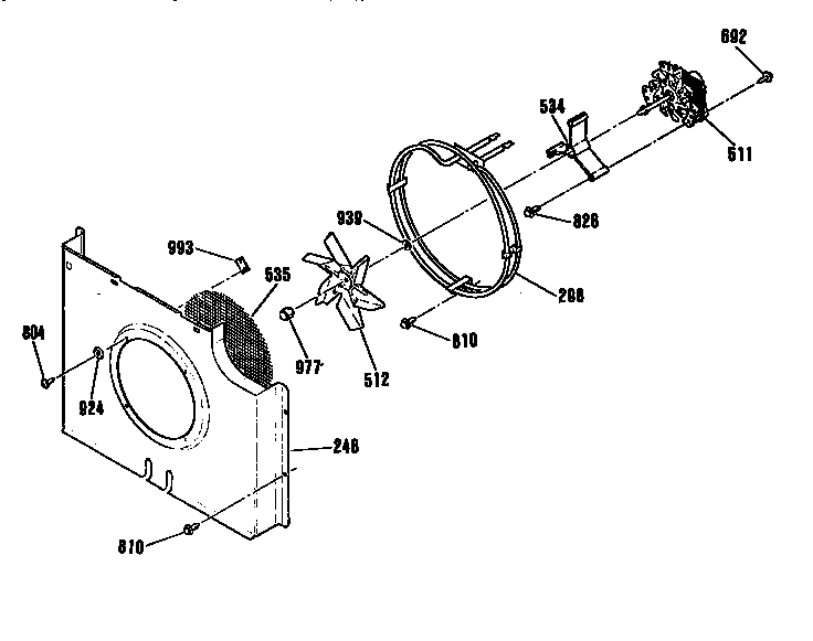 Kenmore 9114703992 blower diagram