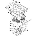 Kenmore 9114672994 main top section diagram