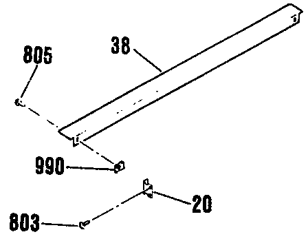 Kenmore 9114672994 optional rear main top filler diagram