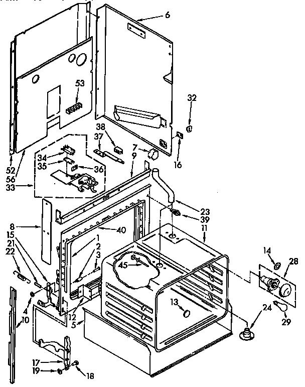 KitchenAid KEDS207AL1 oven diagram